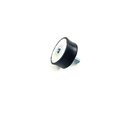 Fairchild Industries Rubber vibration isolator mount, female to male, metric, Natural Rubber 50A, Zinc-plated steel RVI1013-FM50